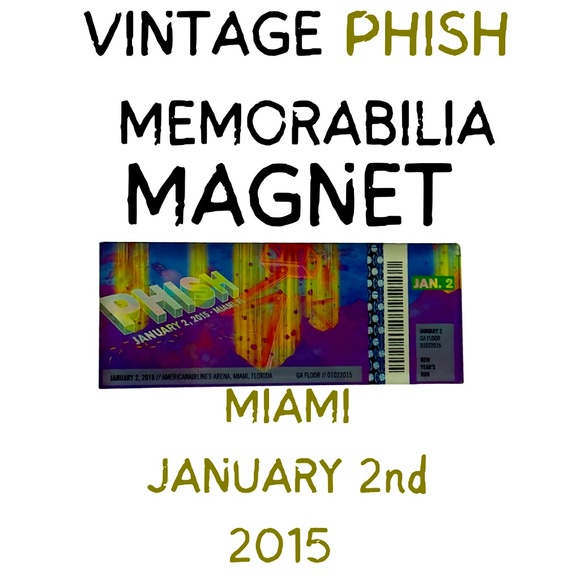 PHISH - VINTAGE - MAGNET - Picture 1 of 3